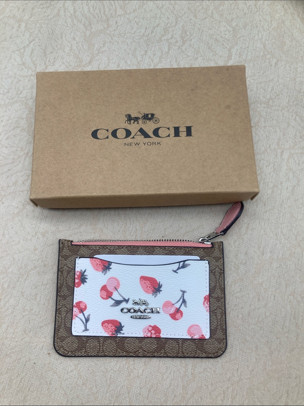 Coach Zip Card Holder